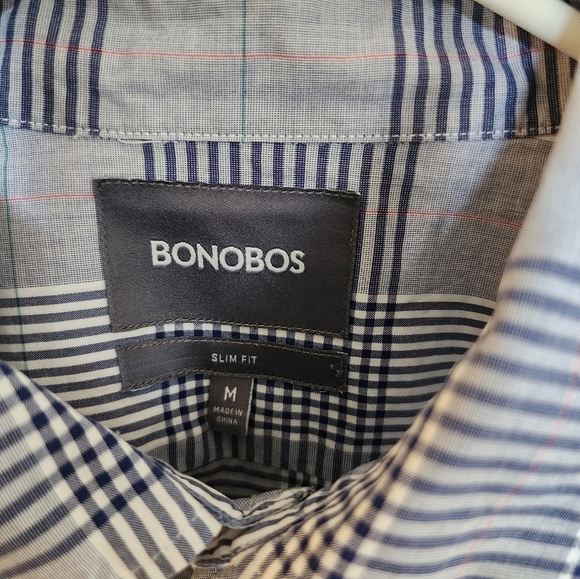 Bonobos slim fit cotton button down shirts set of 2 size Medium - Picture 8 of 11